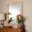 Miroir d'appoint mural en rotin naturel Zoola H 39,11 po x l 27,42 po x P 1,08 po