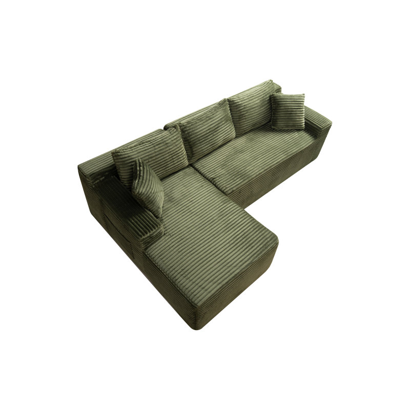 Canapé modulaire 106,3 po Cloud, Green