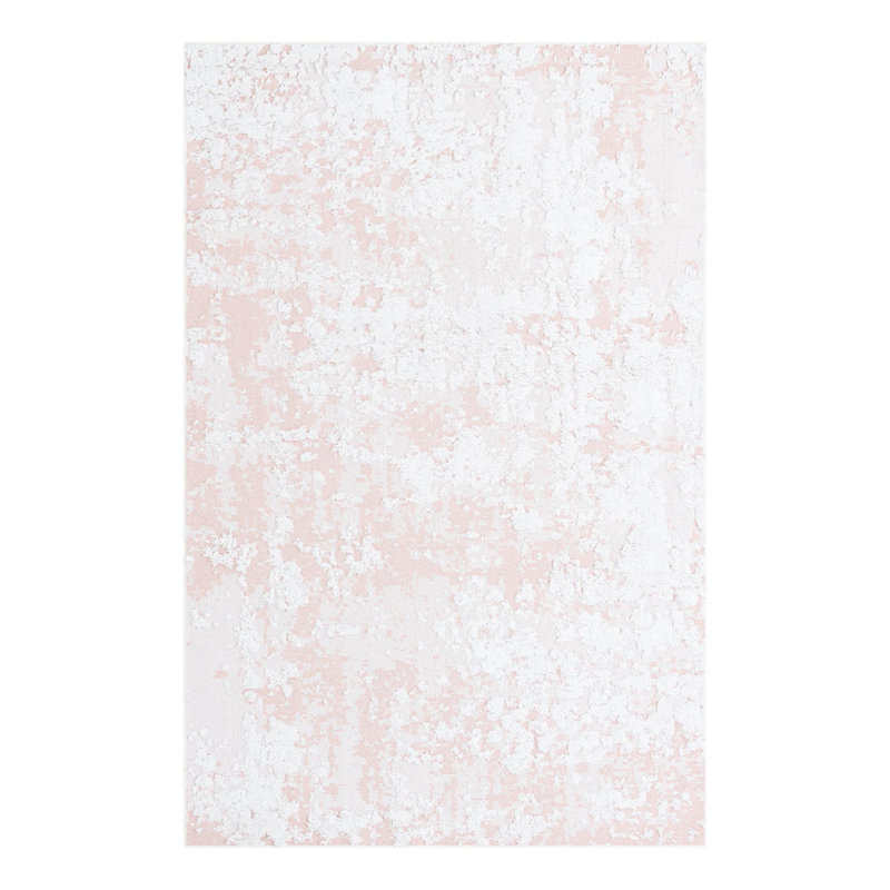 Piersiak Performance Cotton Abstract Indoor Rug, Rectangle 5'3" x 8'
