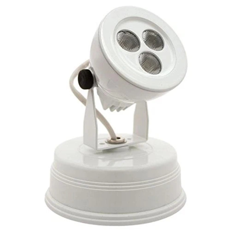 Spot DEL Cal Lighting 9 W en métal noir, hauteur 5,7 cm (2,25 po)