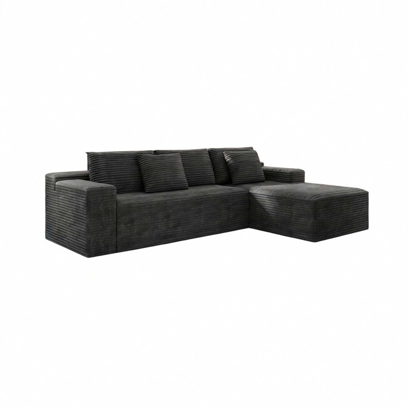 104.3" Cloud Sectional Couch With L-Shape Chaise