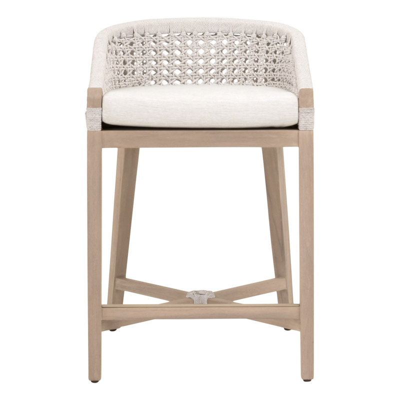 Tabouret de comptoir Montecito, Blanc