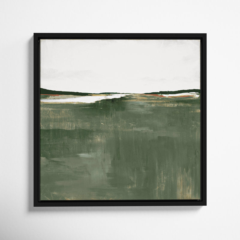 Green Sea by Isabelle Z, Black , 13.5" H x 13.5" W