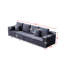 Canapé modulaire Boneless, rembourré avec porte-gobelets-320789729