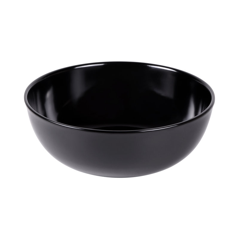 Elite Global Solutions Melamine Serving Bowl, Black