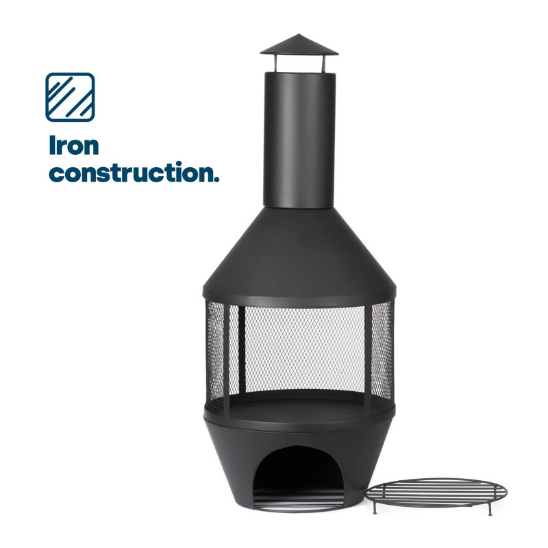 Tabris Column Wood Burning Smokeless Chimnea
