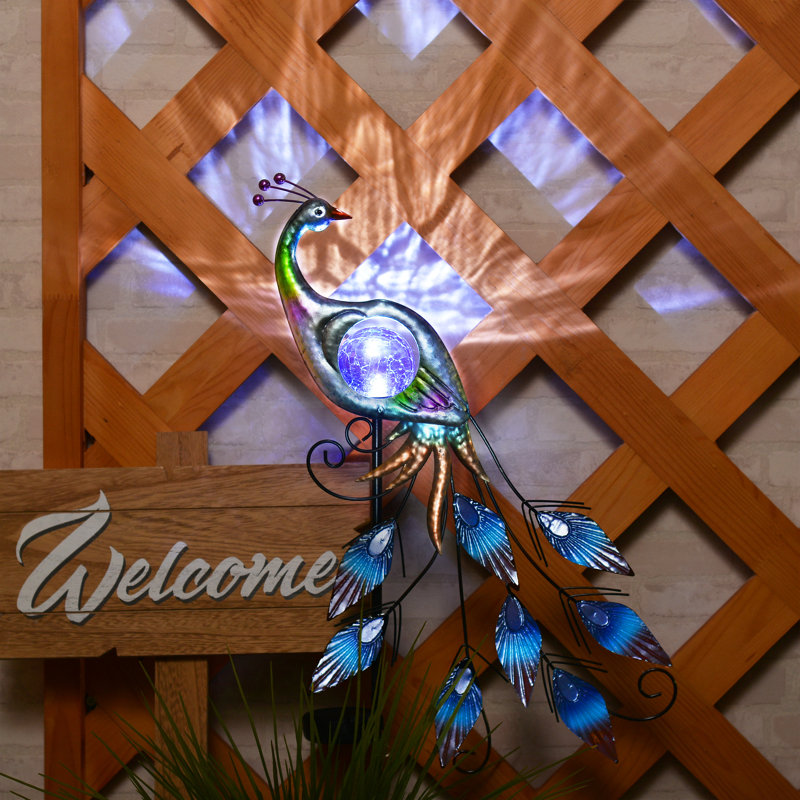  Piquet de jardin en métal - Peacock