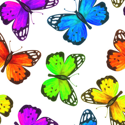 Aquarelle de papillons par Color_Brush