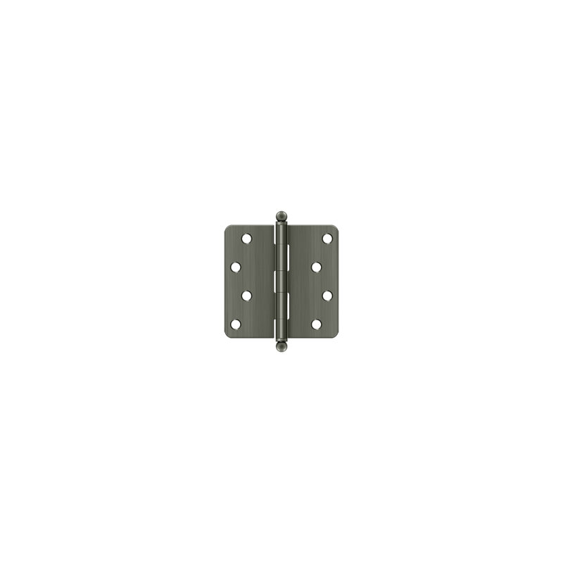Steel Hinge, Antique Nickel