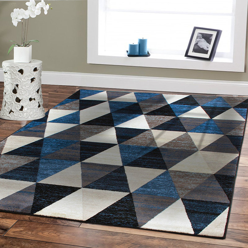 Galan Wool Geometric Indoor Rug, Rectangle 8' x 10'