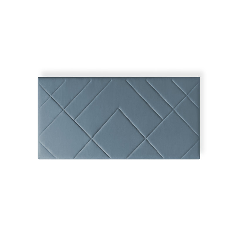 Upholstered Headboard, Dark Blue, Double (4'6)