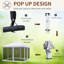 10' X 10' Pop Up Canopy Tent With Netting