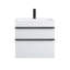 Meuble-lavabo mural 24 po avec lavabo intégré en acrylique, tiroirs à fermeture en douceur, pré-assemblé, finition blanche-814337824-814337826