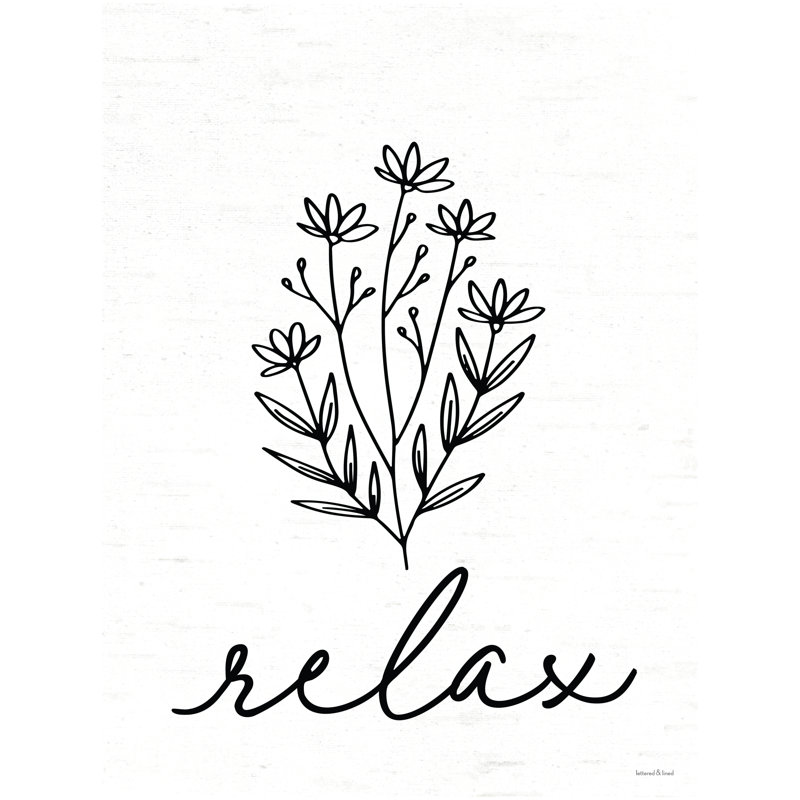 Relax Flowers, 12" H x 8" W