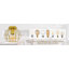 Loretto 1-Light Glod Semi Flush Mount-986854205