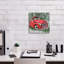  «Big Red Truck 3» par Annie Warren, art mural sur toile, 12 po x 12 po-1090839227