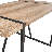 9-Piece Modern Industrial Rectangular Wood Dining Set with Upholstered Chairs-301154596