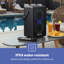 GEEPAS Karaoke Machine | Portable Bluetooth Speaker with UHF Wireless Microphone | Strong Bass RGB Lights BT5.3 USB/TF/AUX/FM/TWS 6H Playtime IPX4 Waterproof Strap Included Home Party Picnic Gift Idea