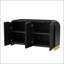 Armoire à panneau ondulé 4 portes à 4 portes avec tablettes réglables-587488034