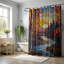 Rideau de douche standard 1 pièce Stain Fall Designs-837166905