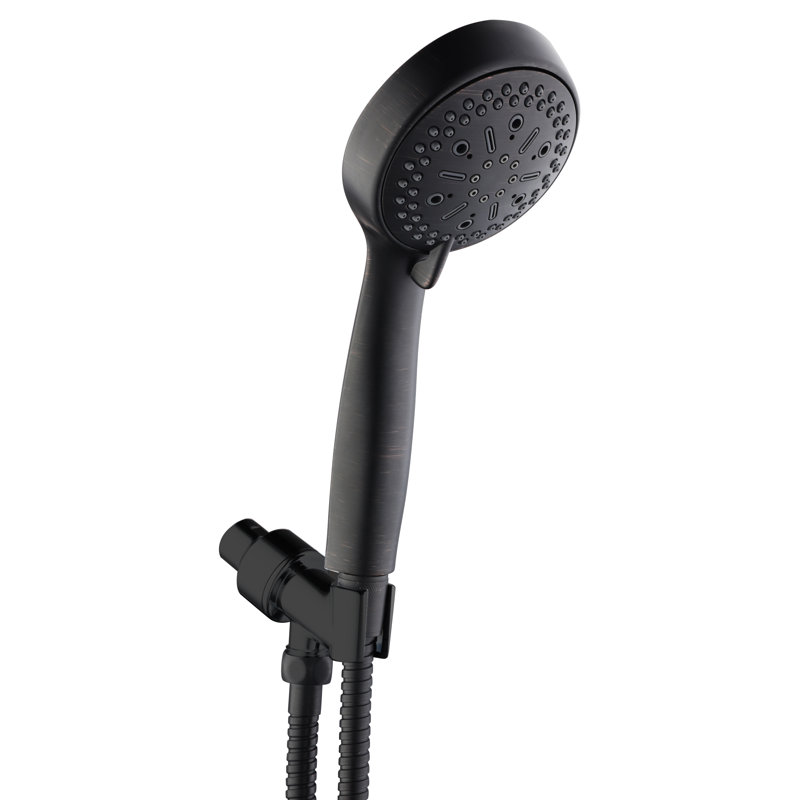 Pomme de douche à pluie haute pression double Premium, Bronze huilé