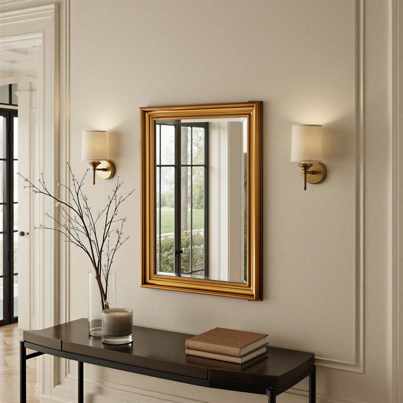 Composite Rectangle Mirror, 74x58.5cm