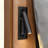 Brown&Gray Leather Bed with 2pcs Night Lights-1903016600