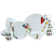 Luna 16 Piece Porcelain China Dinnerware Set - Service for 4