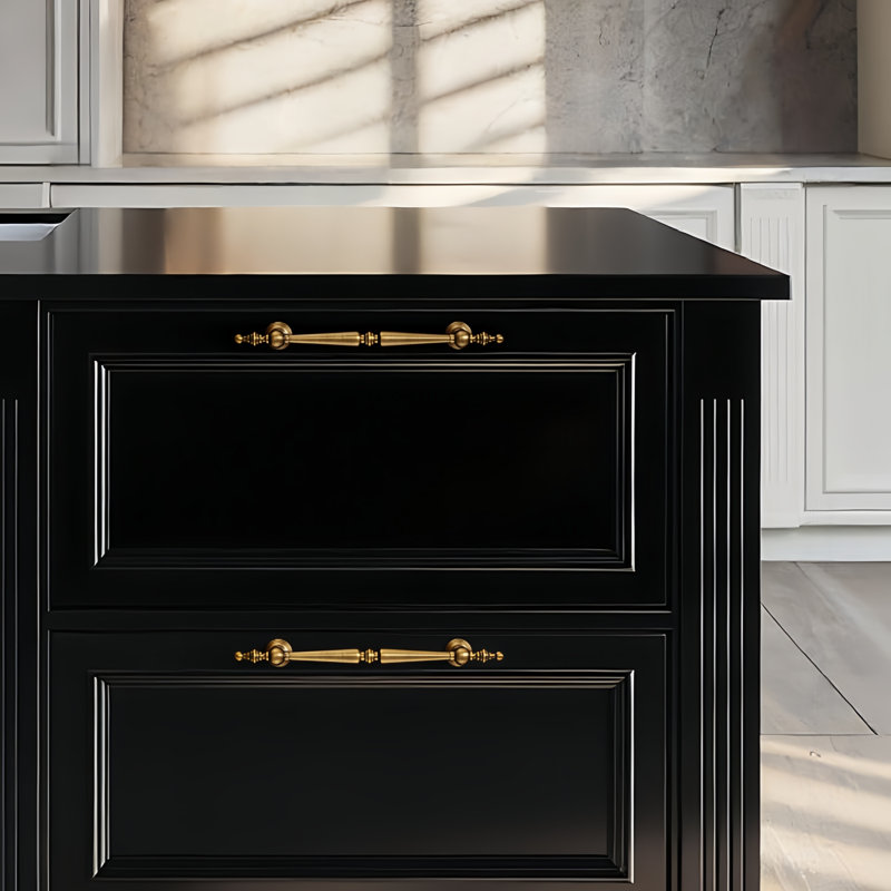 Poignée barre Classic en laiton antique, Antique Brass