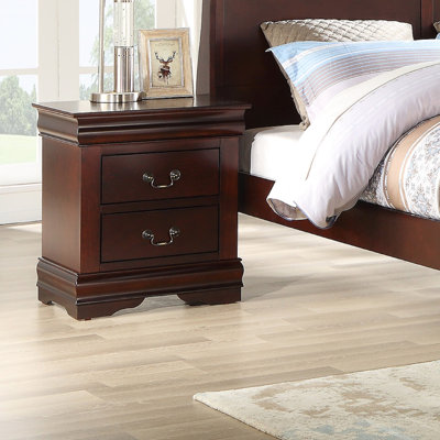 Table de chevet 1 tiroir Louis Philip 1Pc