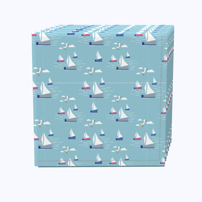 100% Cotton Abstract Square Napkin