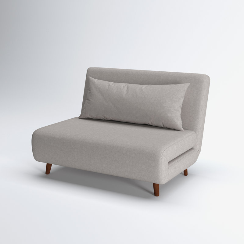 Blago Jacquelyn Convertible Chair, Ivory Polyester 
