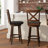 Francis Classic Crossback Wooden Swivel Dining Stool-1457101689-1457101690