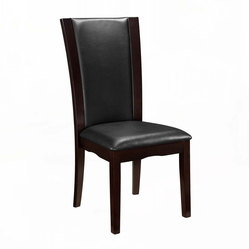 Ensemble de 2 chaises d'appoint Modern Modern, Espresso, Marron foncé