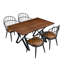 Chaises de salle à manger d'intérieur rembourrées avec pieds 2. Robuste et élégant, l 22,49 po x P 24,86 po, H 32,63 po, base en métal. Attrait durable,