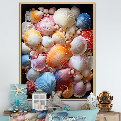 Coquillages sur une marée de rêve sur toile