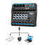 Console de mixage audio 6 canaux avec Bluetooth et alimentation fantôme 48V