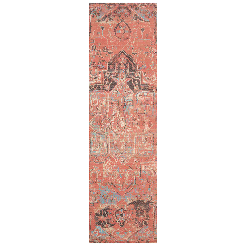 Joppatowne Hand Loomed Performance Geometric Rug, Runner 2'3" x 8'