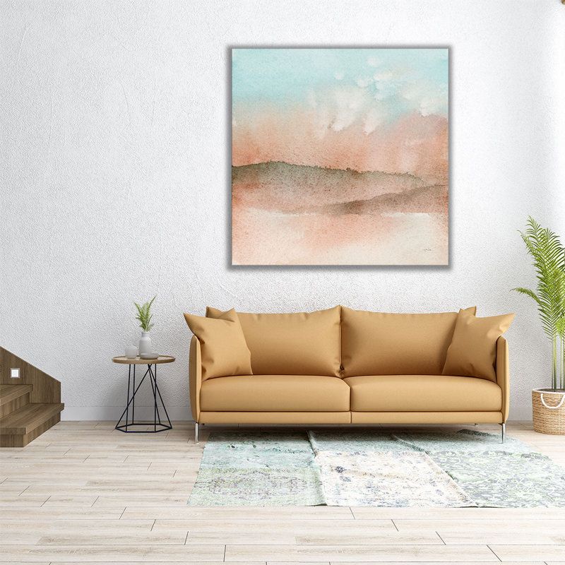 «Desert Landscape I», reproduction d'art sur toile, H 40 po x l 40 po