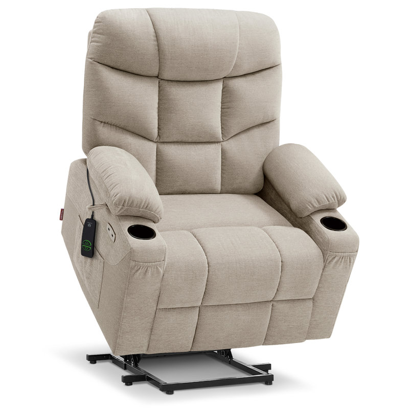 85.1cm Wide Lift Assist Standard Recliner, Oatmeal 