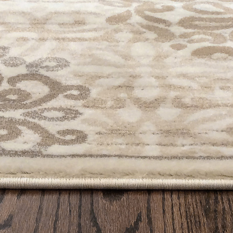 Tapis os / ivoire Ackermanville, Rond 7 pi 10 po