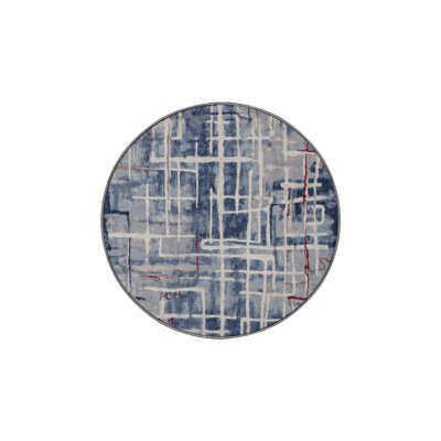 Machine Washable Gray Area Rug