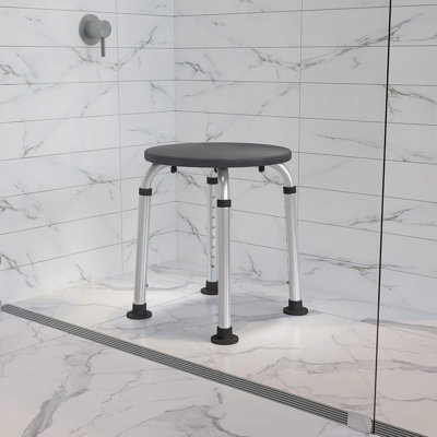 Burdie Aluminum Accent Stool
