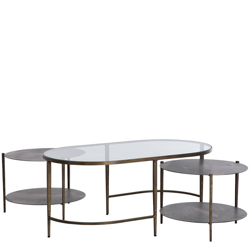 Northampton 3 - Piece Nesting Coffee Table Set