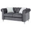 Causeuse moderne grise pour des intérieurs confortables
