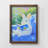 Stunning Decorative Framed MDF Painting, 13.8 x 18.5 x 0.8 inches | 100% MDF with 3 mm Thickness, Elegant Pine Wood Frame | UV Printed Artwork for Home Decor, Perfect for Living Room & Bedroom Accent