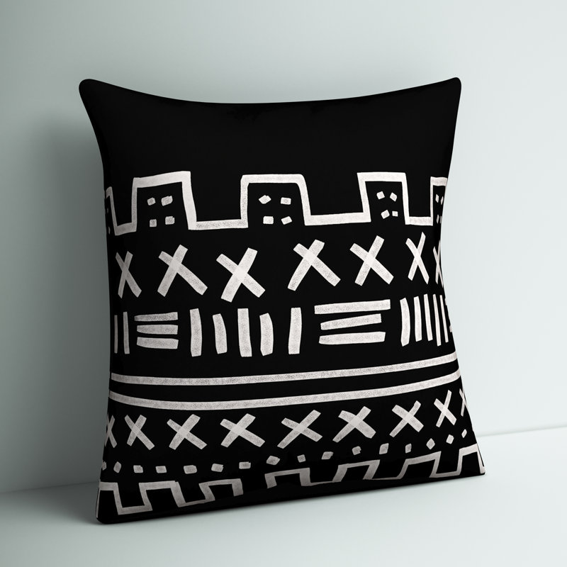 Abeyta Geometric Reversible Throw Pillow