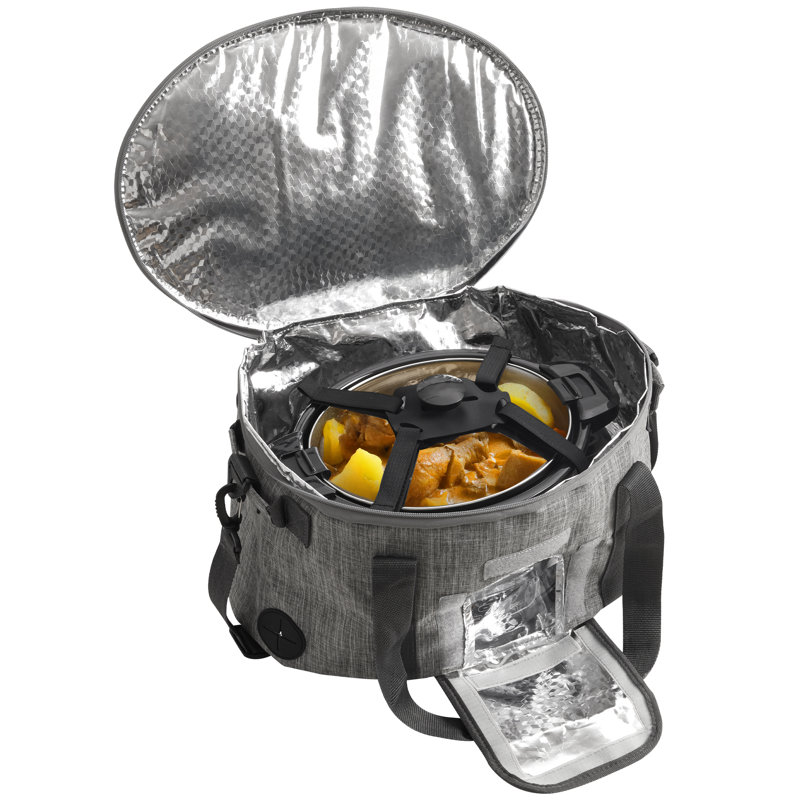 Sac de transport pour mijoteuse de 6 à 8 pte, gris