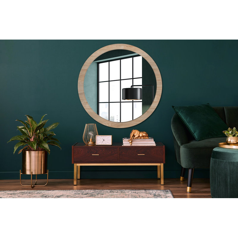 Huldar Glass Flat Wall Mirror