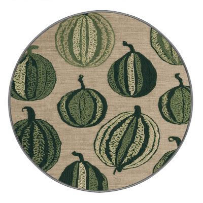  Tapis lavable et amer à motif de légumes melon amer